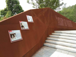 西安耐候钢挡土墙